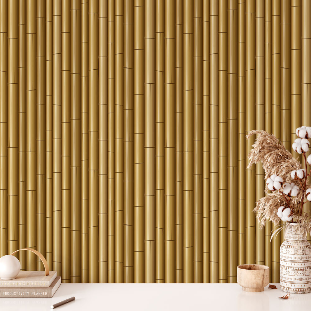 Papel de Parede Bambu | Papel Adesivo | Bem Colar