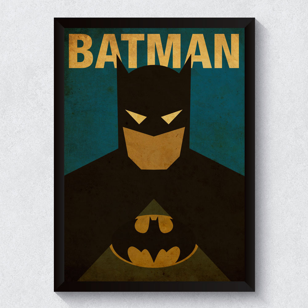Quadro Decorativo Batman | Bem Colar
